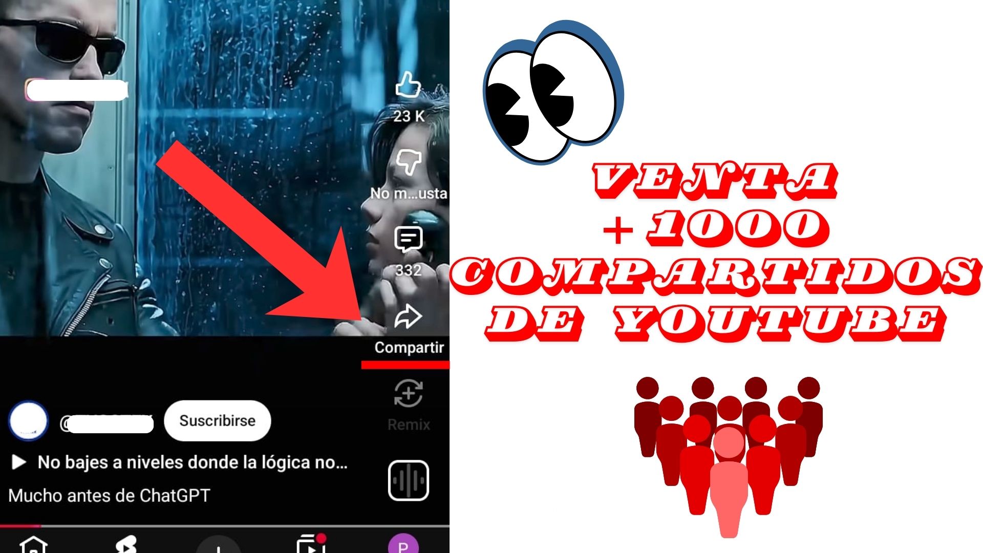 🌍 +1000 COMPARTIDOS REALES Y GARANTIZADOS ♻️ PARA YOUTUBE--EXPANDE TU COMUNIDAD.